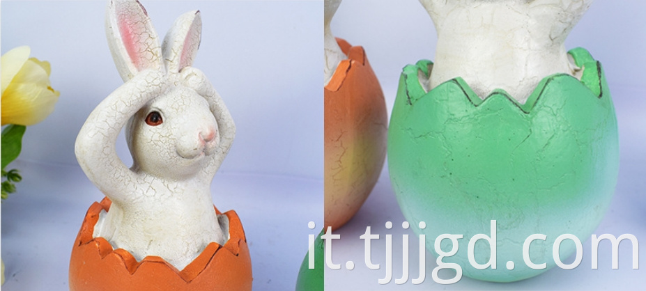 Resin Lamp Rabbit Shaped